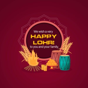 Happy Lohri hd images poster banner status and hd photos